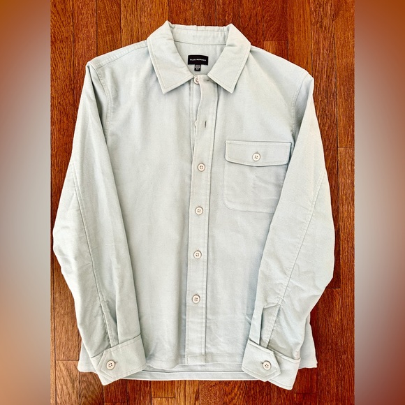 Mens Moleskin Overshirt Blue size Small - Picture 1 of 2